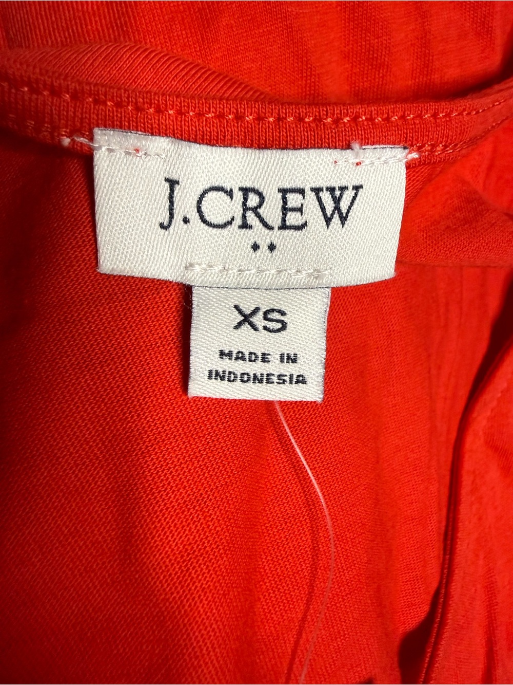 J. Crew Tiered knit maxi dress Bright Cerise Red sz XS cotton nwt new - Picture 7 of 11
